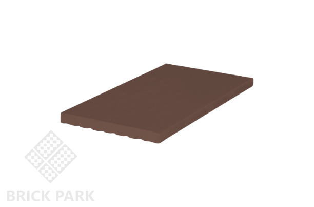 Клинкерная напольная плитка KING KLINKER Коричневый натура (03), 150x330x12 мм
