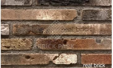 Кирпич ручной формовки Real Brick КР/0,5ПФ Ригель antic RB 05 глина античная коричневая