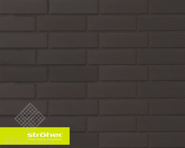 Клинкерная плитка Stroeher Keravette 336 metallic black  без затирки шва