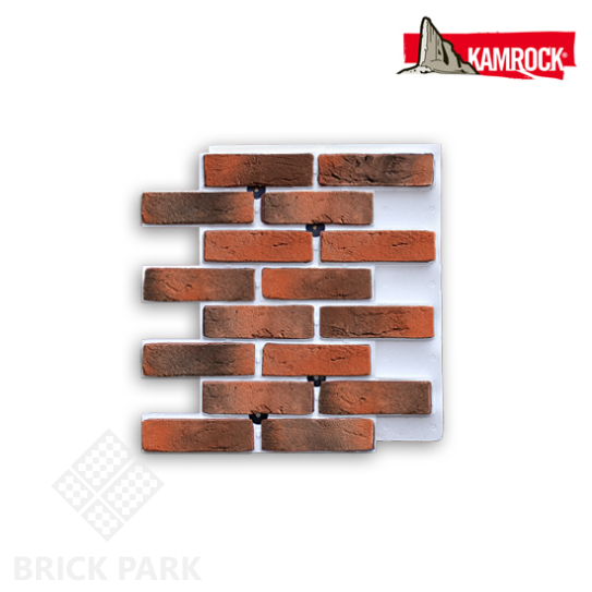 Термопанель ППС Камрок доборная Старый кирпич 32096