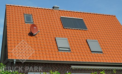 Керамическая черепица Roben FLANDERNplus Rot-engobiert (Красный,ангоб)