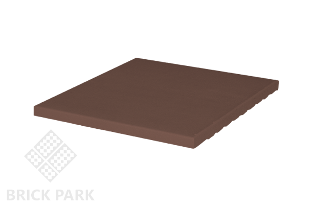 Клинкерная напольная плитка KING KLINKER Коричневый натура (03), 120x245x10 мм
