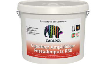 Caparol AmphiSilan Fassadenputz R 30 бороздчатая