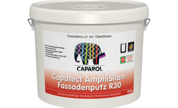 Caparol AmphiSilan Fassadenputz R 30 бороздчатая, фото Caparol AmphiSilan Fassadenputz R 30 бороздчатая, фото