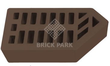 Кирпич фасонный Sanmax Шоколад ФЛ-2