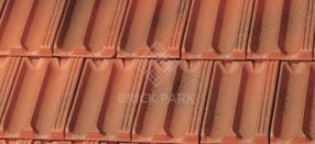 Черепица La Escandella Flat Roof Tile RED Jaspee Red