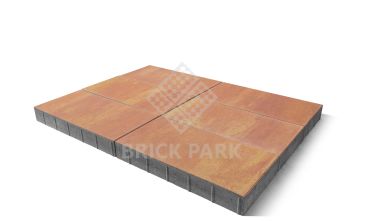 Бетонная брусчатка БРАЕР Сити Color Mix Рассвет