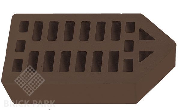 Кирпич фасонный Sanmax Шоколад ФЛ-10