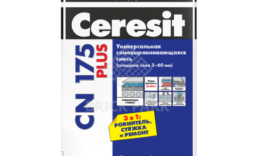 Смесь самовыравнивающаяся Ceresit CN 175 Plus 20 кг