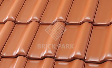 Керамическая черепица Roben FLANDERN Rot-engobiert (Красный,ангоб)
