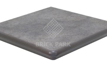 Клинкерная ступень флорентийская угл. Interbau Nature Art 320x320x9,5 Quarz Grau 119