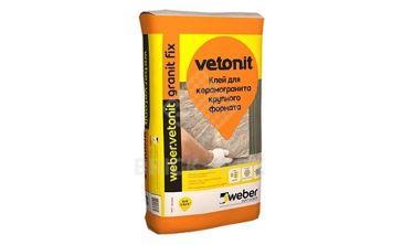 Клей для керамогранита Weber.Vetonit Granit Fix 25 кг