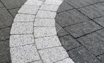 Тротуарная плитка STEINGOT Классика Арко "Bianco Nero" 60 мм