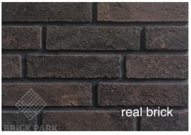 Кирпич ручной формовки Real Brick КР/1ПФ RB 06 горький шоколад