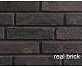 Кирпич ручной формовки Real Brick КР/1ПФ RB 06 горький шоколад