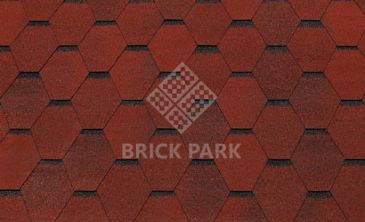 Мягкая кровля TEGOLA Смальто красная 100x33,7