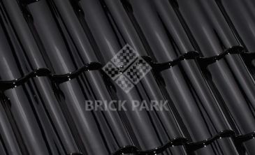 Черепица керамическая Laumans IDEAL SUPRA Высококачественная глазурь nr.50 schwarz