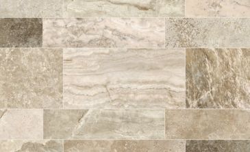 Керамогранит Italgraniti Stone MIX Travertino Cream 10x60