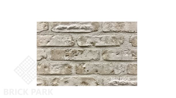 Плитка ручной работы угловая Real Brick Коллекция 8 OLD BRICK RB 8-000 Белый 235/115х55х18