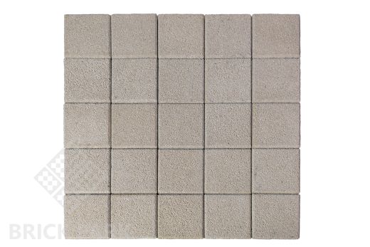 Бетонная брусчатка БРАЕР Лувр гранит белый