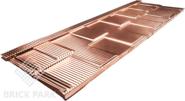 Черепица Metrotile MetroCooper МетроВиксен МЕДЬ