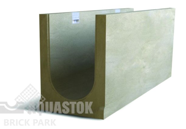 Лоток водоотводный бетонный ЛВБ Plus 200 №15/0 без уклона