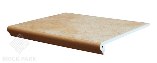 Клинкерная ступень флорентийская Interbau Nature Art 360x320x9,5 Gold Braun 113