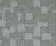 Тротуарная плитка Каменный век Бельпассо Премио Color Mix Оттенки серого 150×150×60