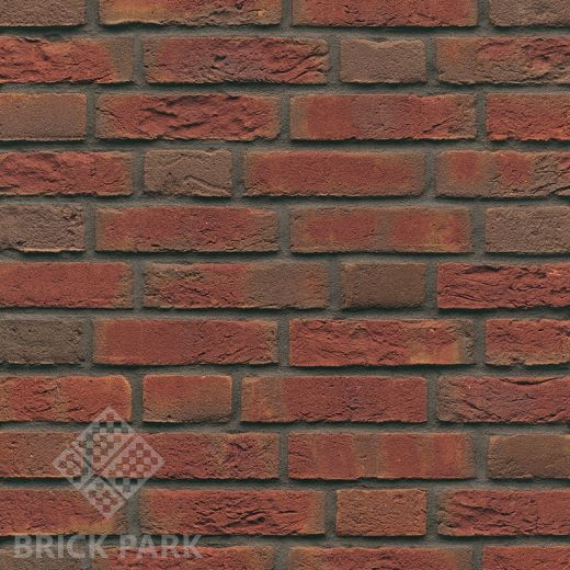 Кирпич Muhr Klinkerwerke 6 Niederrhein rot geflammt 1/2 WDF