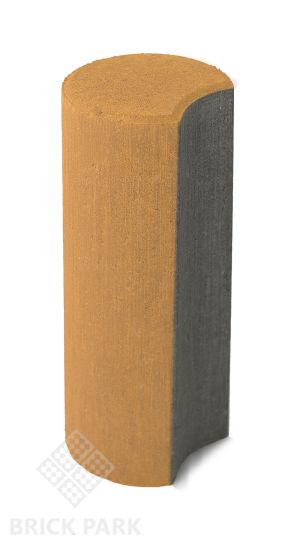 Бетонные столбики БРАЕР Палисад янтарный