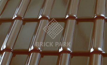 Керамическая черепица Roben PIEMONT Tobago, glasur (Черно-коричневый, глазурь)