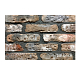 Плитка ручной работы угловая Real Brick Коллекция 8 OLD BRICK RB 8-05 коричневый 235/115х55х16