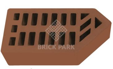 Кирпич фасонный Sanmax Коричневый ФЛ-2