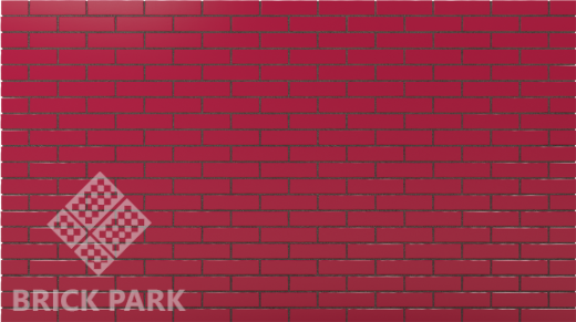 Кирпич глазурованный красный NF