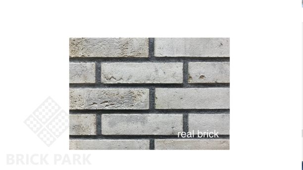 Плитка ручной работы угловая Real Brick Коллекция 6 RB 6-00/1 Беленый дуб 250/120х65х18