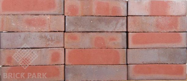 Verblender roter Sand Kohlebrand rot-bunt