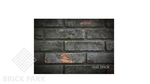 Плитка ручной работы угловая 20мм Real Brick Коллекция 2 ЧЁРНЫЙ ПРИНЦ RB 2-03 Глина 