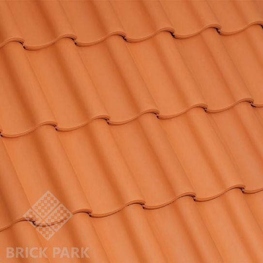 Черепица керамическая Laumans IDEAL SUPRA Натуральный Ангоб nr.11 naturrrot