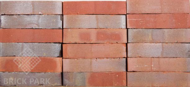 Verblender Tradition glatt geflammt rot-blau-bunt