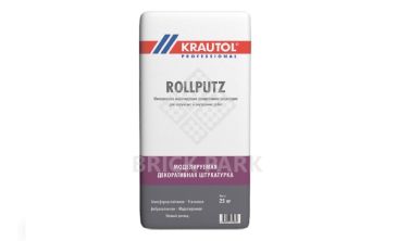 Декоративная штукатурка на минеральной основе Krautol Rollputz / Ролпутц 25 кг