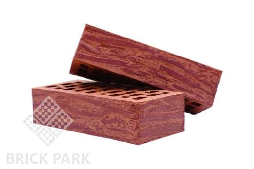 Кирпич Маттоне Делмар Рубин Одинарный Пустотелый Лицевой NF пустотность 33%