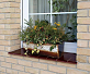 Клинкерный подоконник King Klinker Brown-glazed (02) 350x120x15 мм