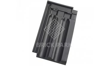 Черепица керамическая Koramic Mondo 15 Black Engobe