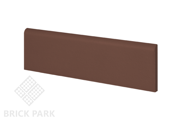 Клинкерный плинтус KING KLINKER Коричневый натура (03),7 3x245x10 мм