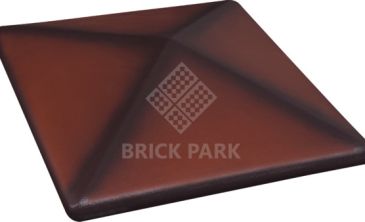 Колпаки на забор King Klinker Дикое Вино 445x445x90