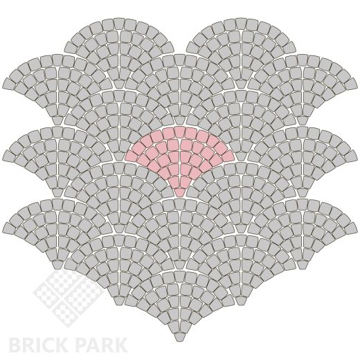 Тротуарная плитка Каменный век Классико Ориджинал Stone Base Желто-коричневый 115×115×60