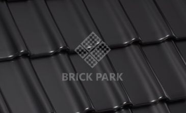 Черепица керамическая Laumans TIEFA SUPRA Глазурь nr. 40 schwartz satinier