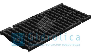 Решетка водоприемная Gidrolica Super РВ -20.24.50 - щелевая чугунная ВЧ, кл. D400