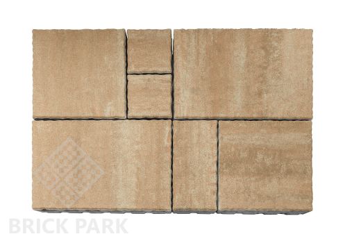 Бетонная брусчатка БРАЕР Патио ПЛАТО 210x210x60