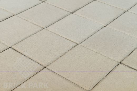 Бетонная брусчатка БРАЕР Лувр Белый 200x200x60